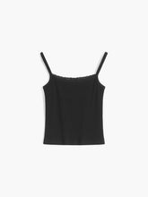 Like That Lace Trim Crop Cami Top